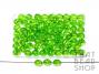 8mm Acrylic Transparent Round with Glitter - Transparent Green